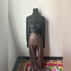 *Special Item* Norma Kamali Vegan Spat Leggings